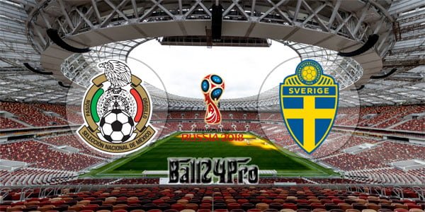 ดูบอลย้อนหลัง ฟุตบอลโลก 2018 เม็กซิโก vs สวีเดน 27-6-2018