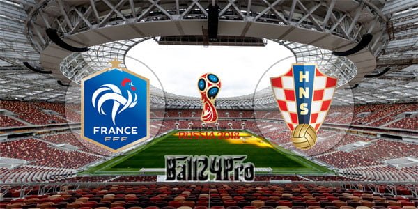 ดูบอลย้อนหลัง ฟุตบอลโลก 2018 ฝรั่งเศส vs โครเอเชีย 15-7-2018