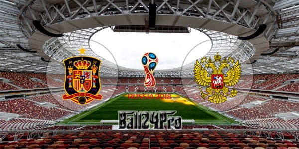 ดูบอลย้อนหลัง ฟุตบอลโลก 2018 สเปน vs รัสเซีย 1-7-2018
